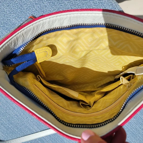 Brighton Cabana Leather Crossbody Bag With Hidden Wallet - Picture 12 of 13